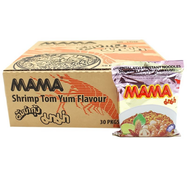 Mama Instant Noodles, Oriental Style, Shrimp Flavor (Tom Yum