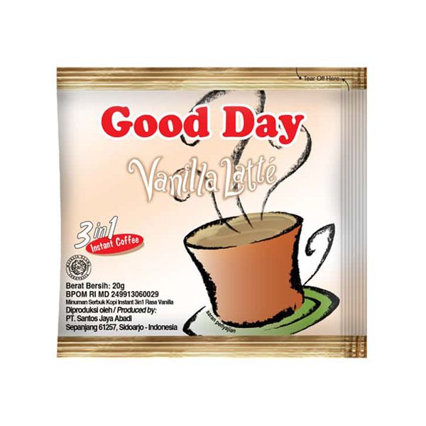 Good Day Vanilla Latte 3 in 1 Instant Coffee - TOKOPOINT 