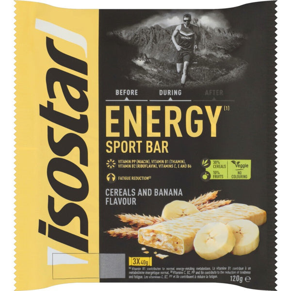 Isostar High Energy Sport Bar Banane 3x40g