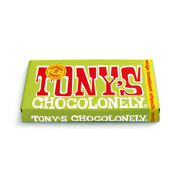 Tony's Chocolonely Milk Creamy Hazelnut Crunch 180g - TOKOPOINT.COM